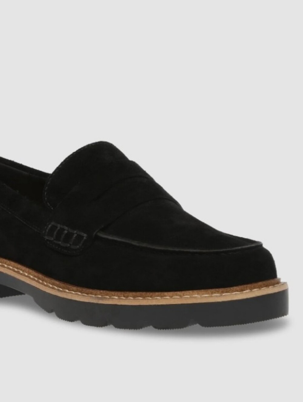 ANNE KLEIN Everly Suede Slip-On Penny Loafer
